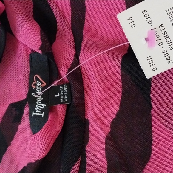 Animal Print Fine Mesh Bodysuit - Picture 2 of 2